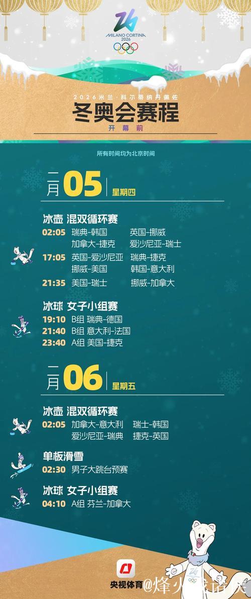 年冬奥会赛程全掌握!一键收藏,过年观赛不迷路! 年冬奥会赛程全掌握!一键收藏,过年观赛不迷路!